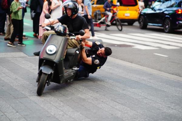 Times Square Public Safety, MidtownSouth and Midtown North precincts co<em></em>nducted a joint Moped Operation