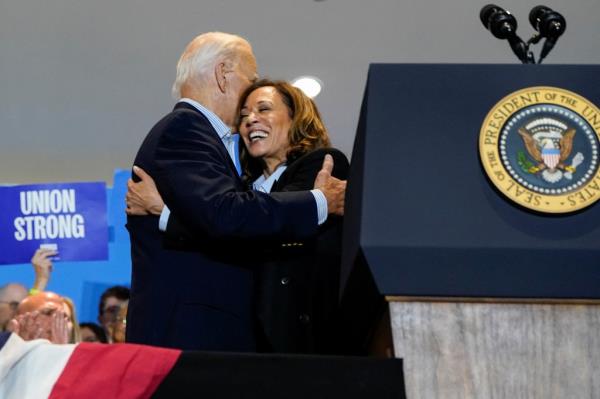 Joe Biden and Kamala Harris 