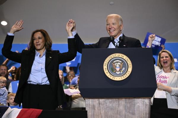 Joe Biden and Kamala Harris