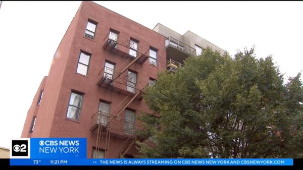 Outside of east harlem building 