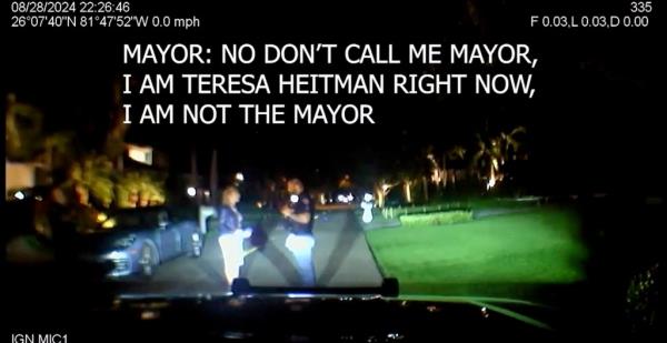 Heitmann appeared to distance herself from her title when questio<em></em>ned by cops.